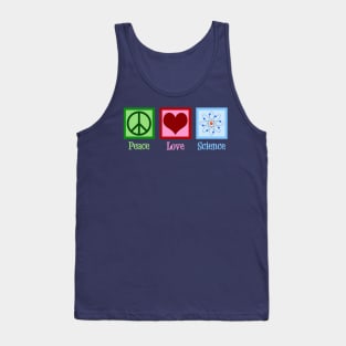 Peace Love Science Tank Top